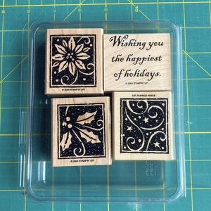 Stampin' Up! Christmas Stamps set of 4